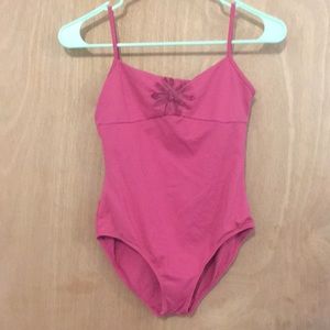 Pink leotard